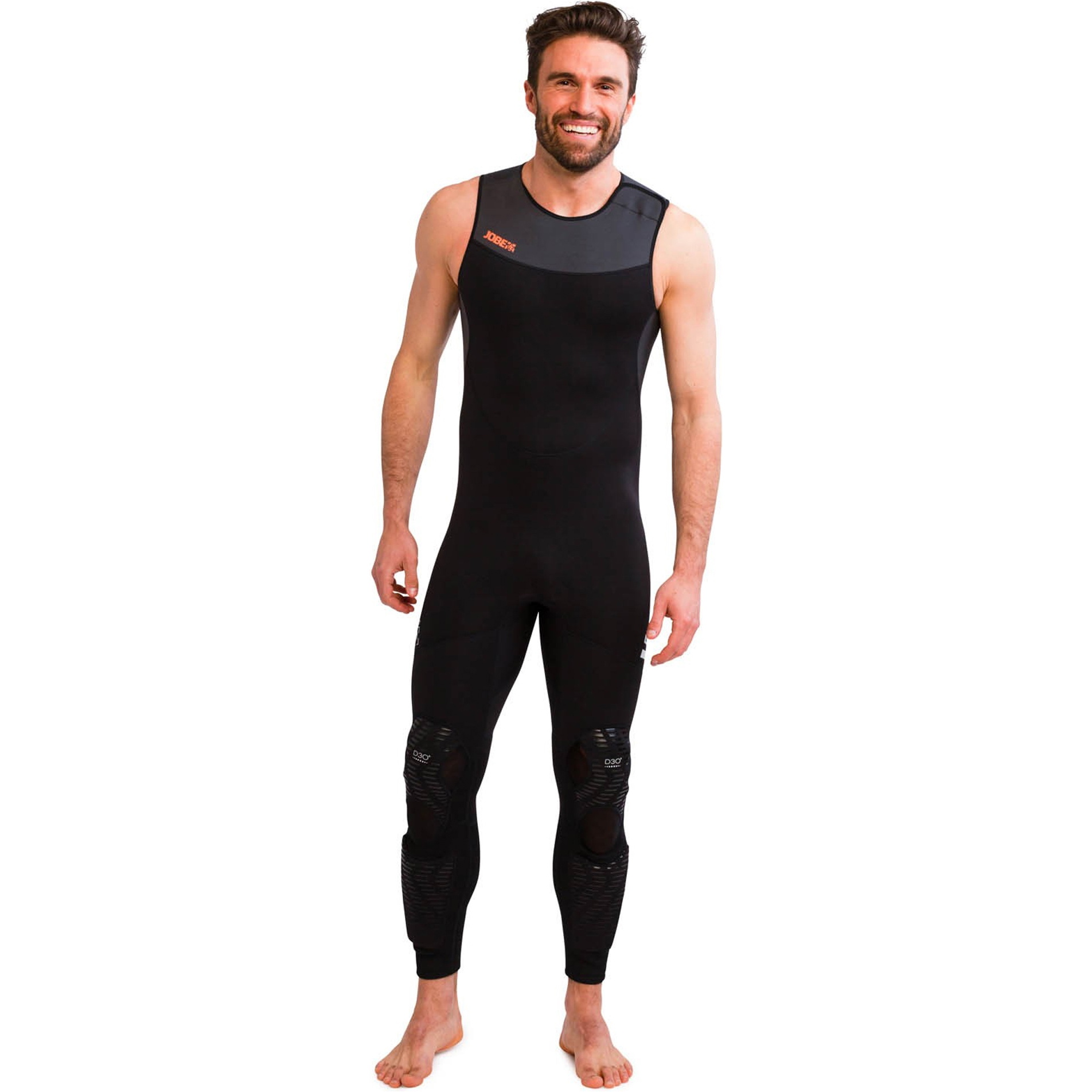 2026 Jobe Mens Toronto 2mm Jet Long John Shinprotector Wetsuit 303823003 - Black